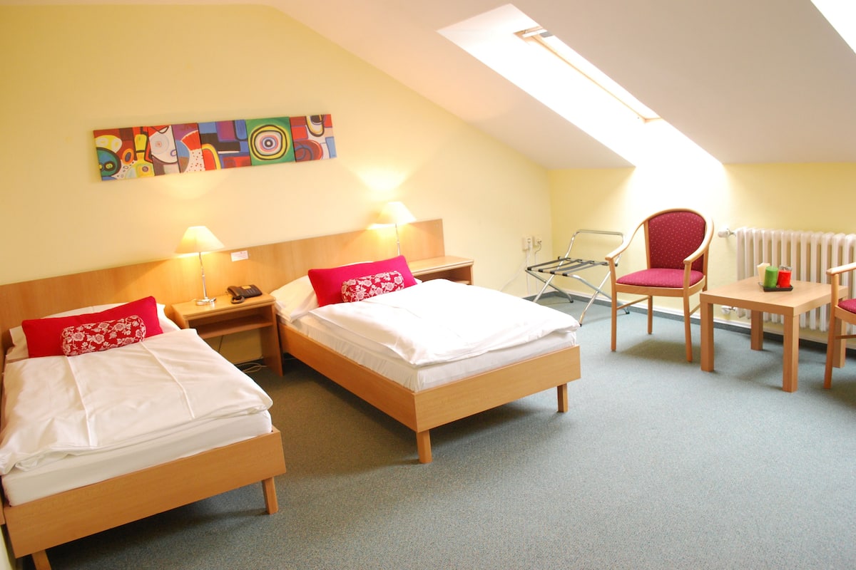 Standaard kamer, 1 twee- of 2 eenpersoonsbedden | Hypoallergeen beddengoed, een kluis op de kamer, een bureau