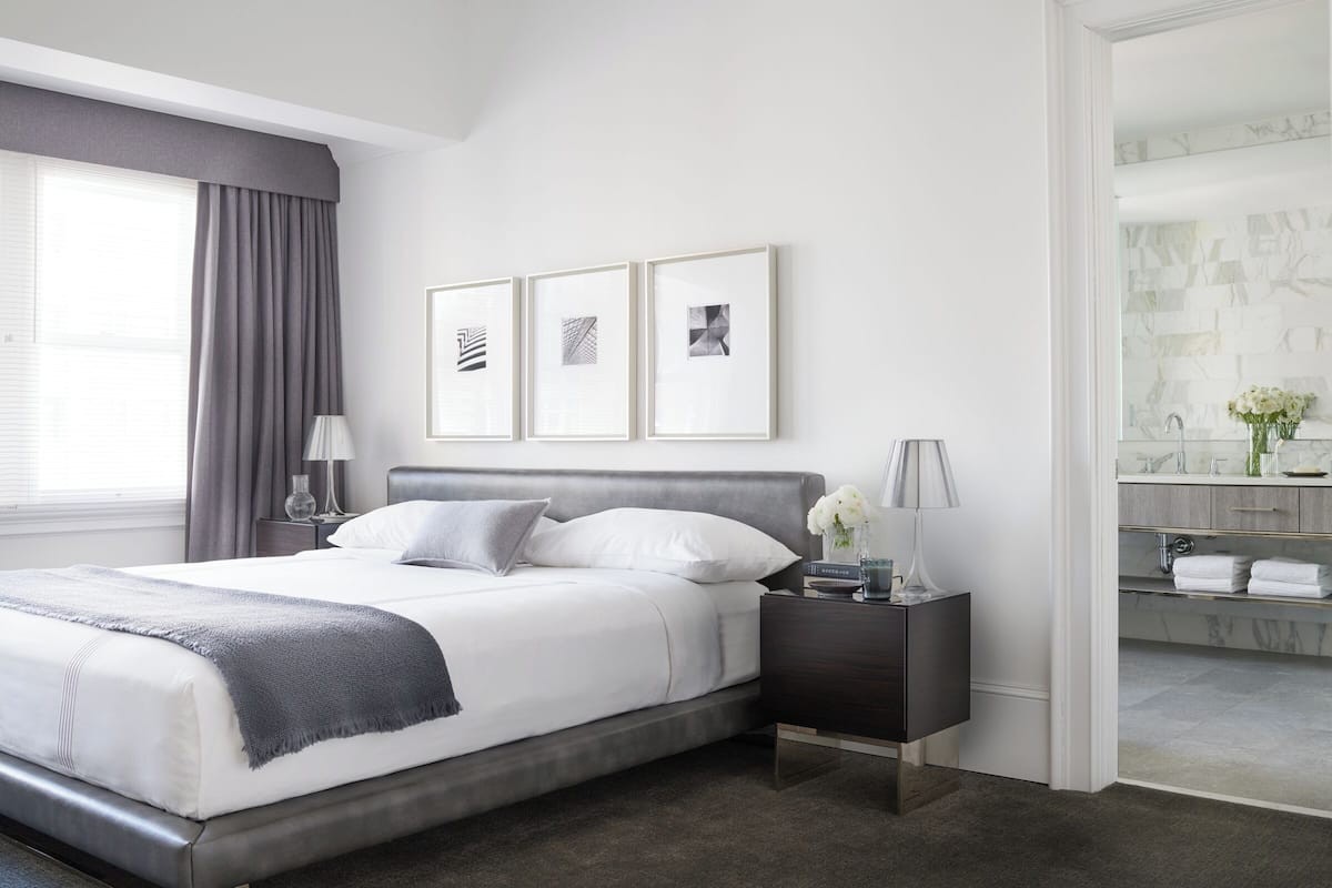 Suite, 2 Bedrooms (Penthouse) | Frette Italian sheets, hypo-allergenic bedding, down comforters