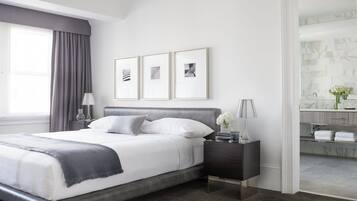 Draps italiens Frette, literie hypoallergénique, couette en duvet d'oie