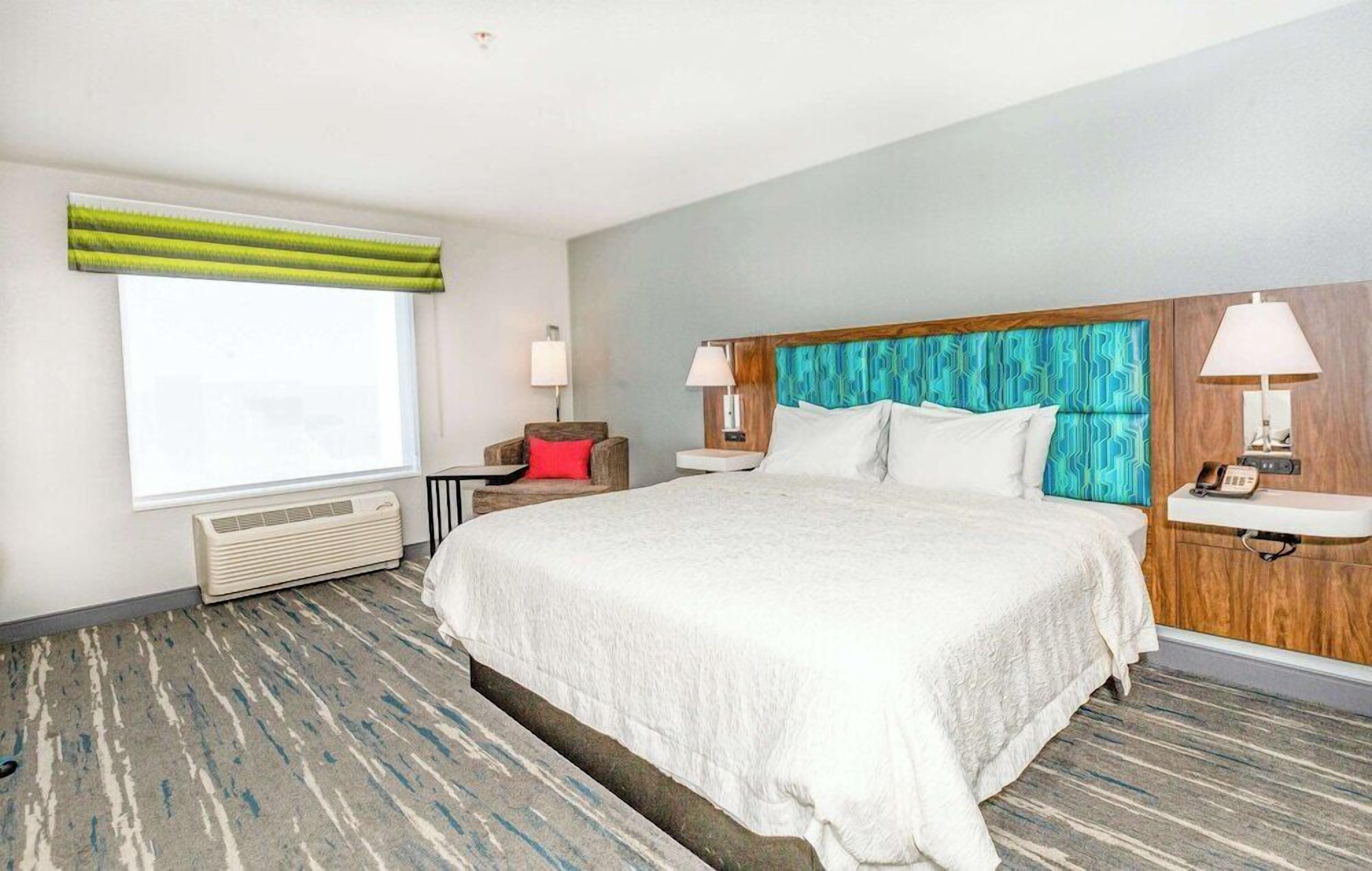 Hypo-allergenic bedding, in-room safe, desk, laptop workspace