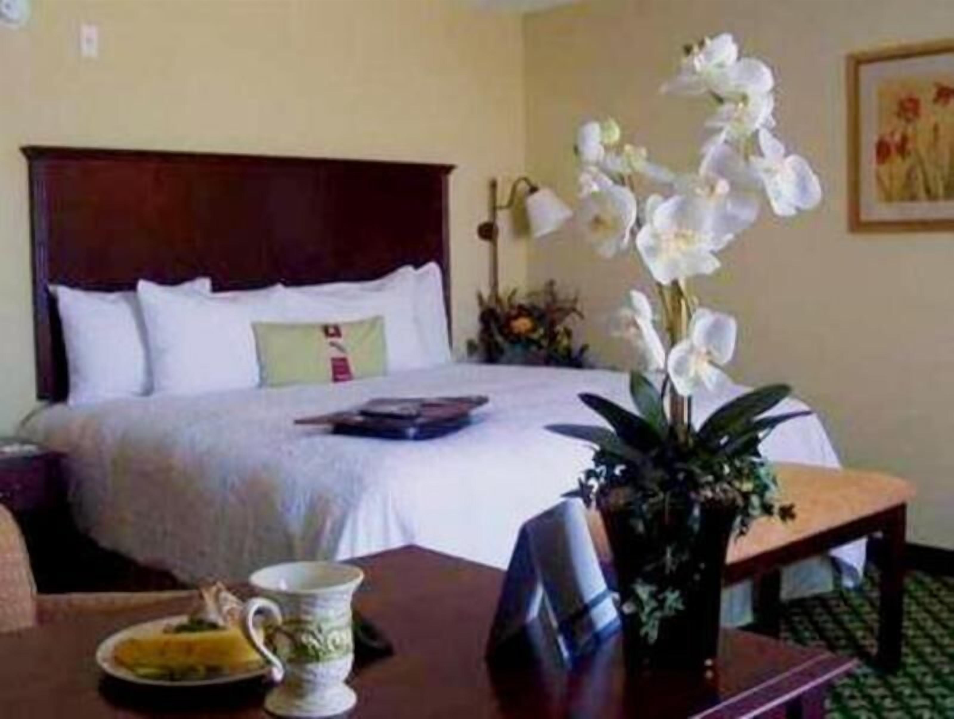 Hypo-allergenic bedding, in-room safe, desk, laptop workspace