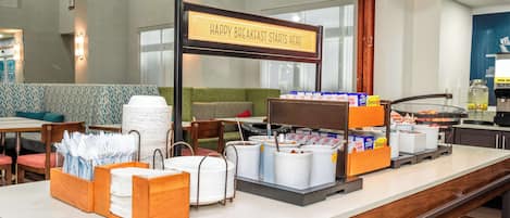 Free daily buffet breakfast