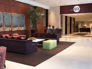 Sitteområde i lobbyen