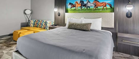 Desk, iron/ironing board, free WiFi, bed sheets