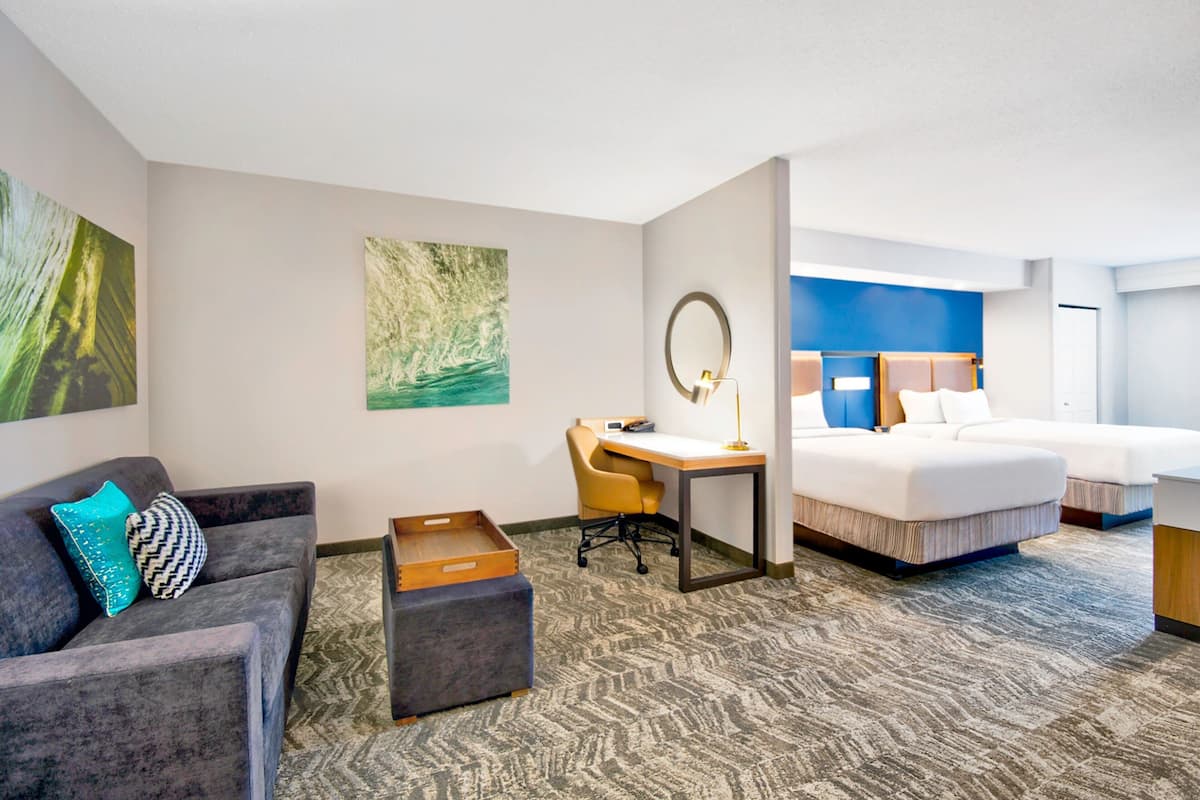 Suite, Multiple Beds, Non Smoking | Down comforters, pillowtop beds, desk, laptop workspace