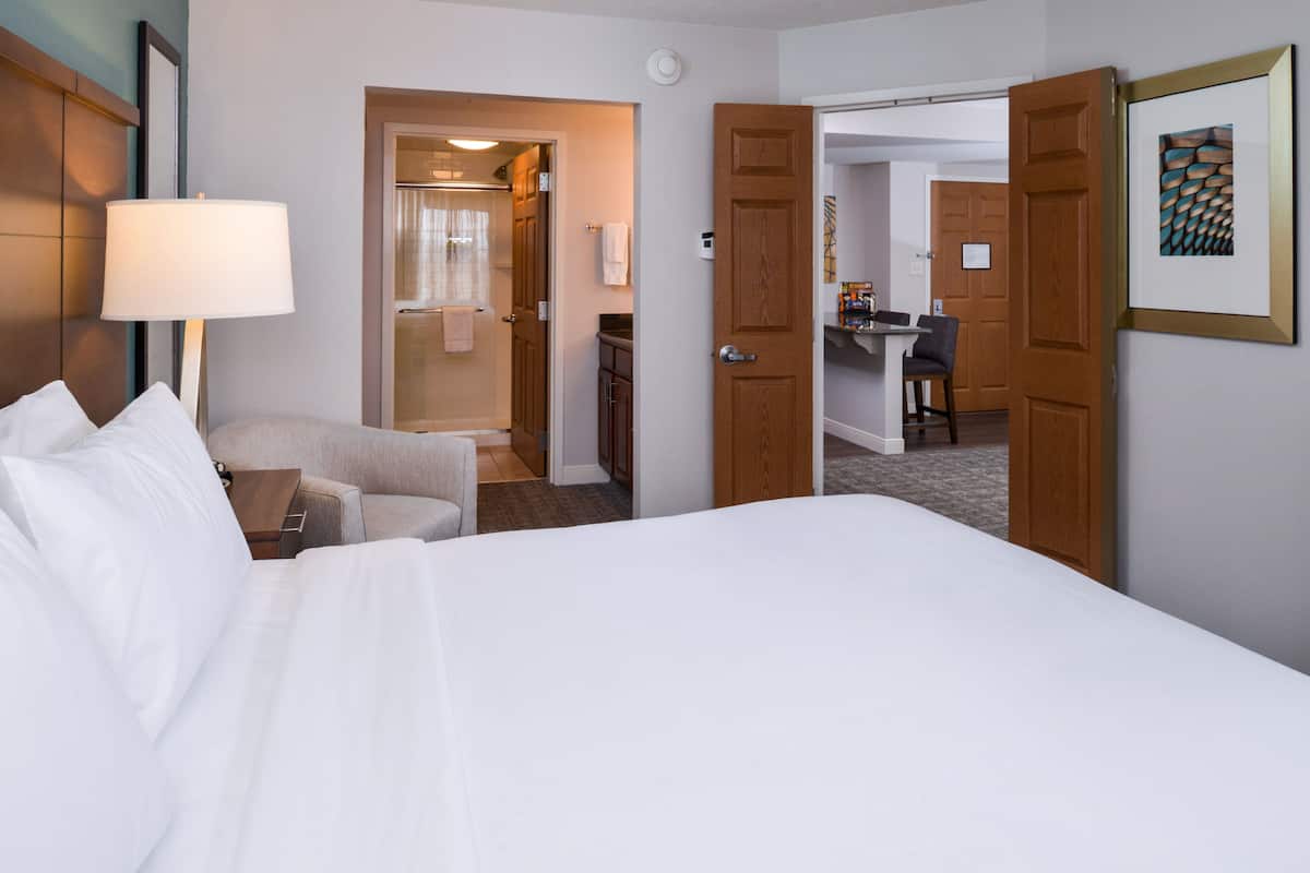Suite, 1 Bedroom, Kitchen | 1 bedroom, in-room safe, desk, iron/ironing board