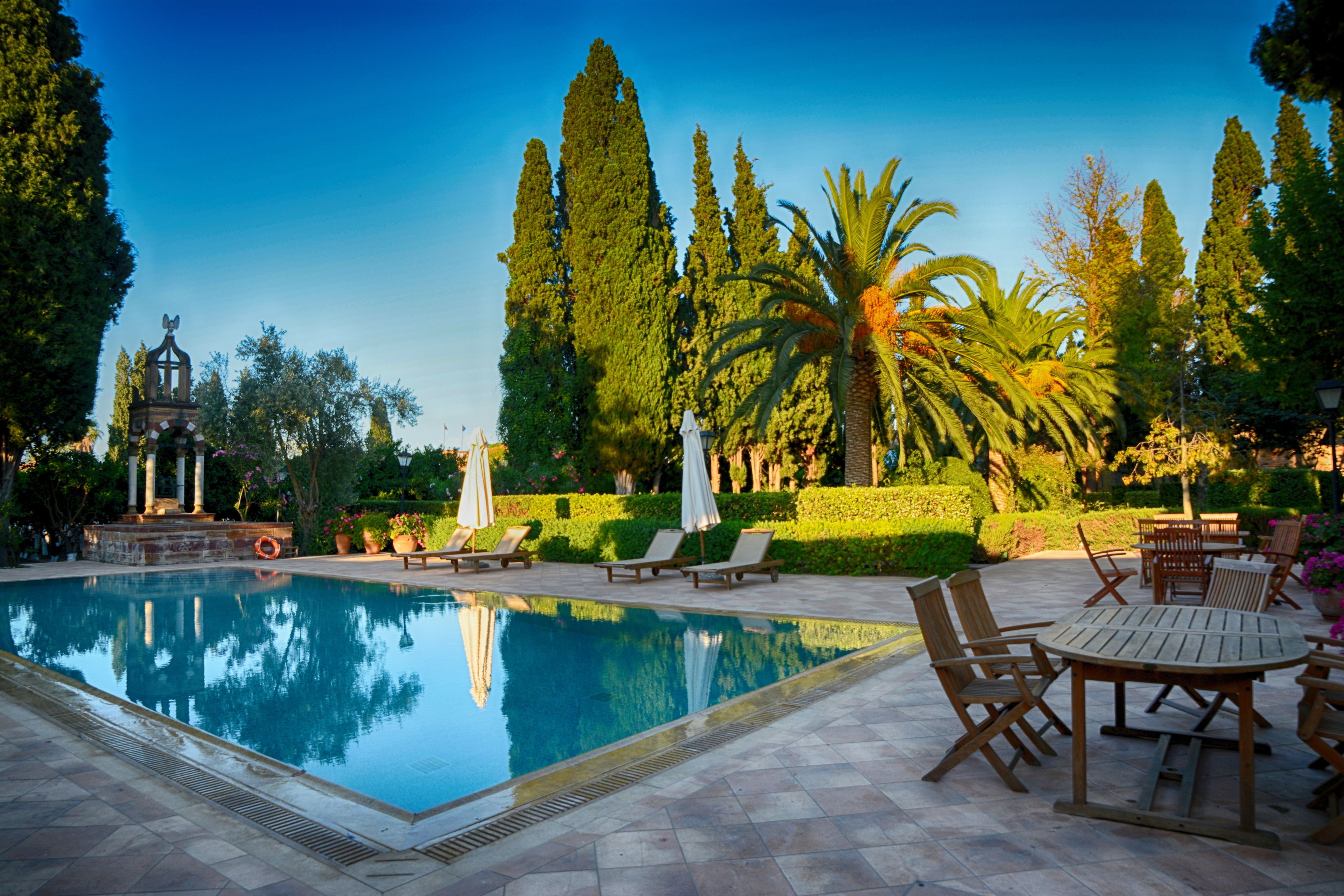 Alberca al aire libre por temporada 