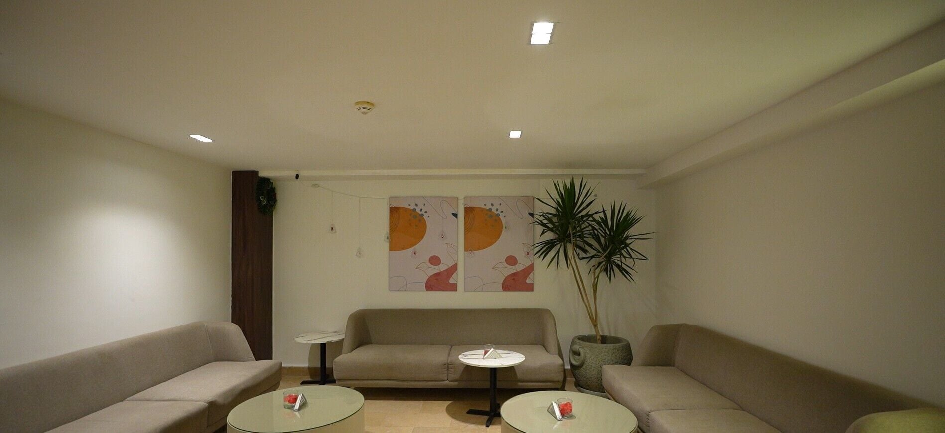 Sala de estar en el lobby