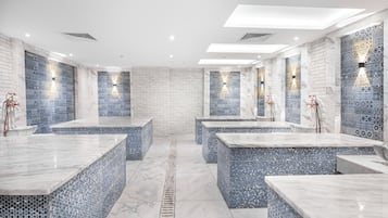 Hammam, soins corporels, enveloppements corporels, gommages corporels