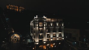 Front of property – evening/night