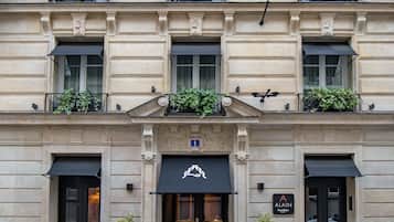 Façade de l’hébergement