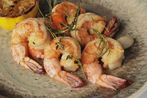 Frühstück, Mittagessen und Abendessen