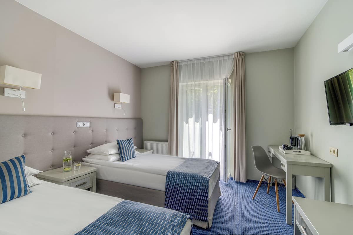 Classic Twin Room | In-room safe, desk, laptop workspace, iron/ironing board
