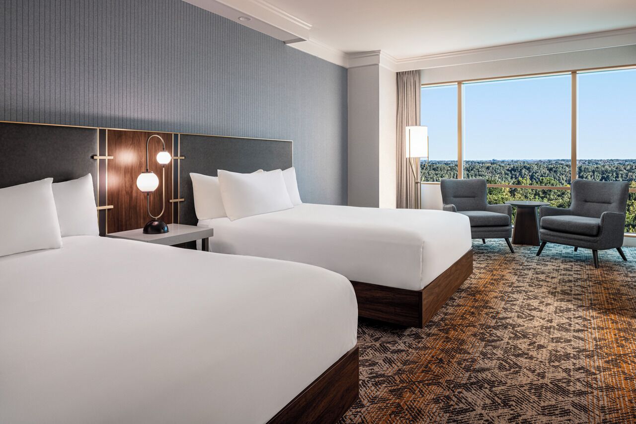 Pillow-top beds, in-room safe, desk, blackout curtains