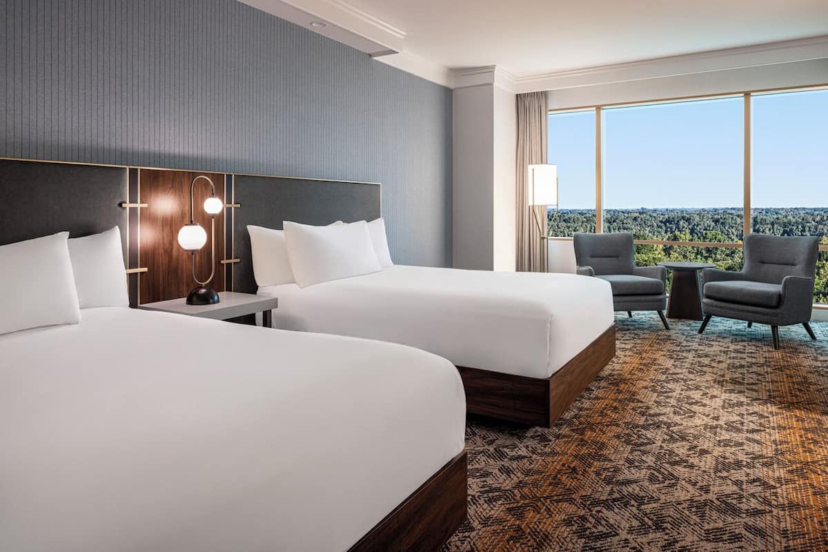 Pillow-top beds, in-room safe, desk, blackout curtains