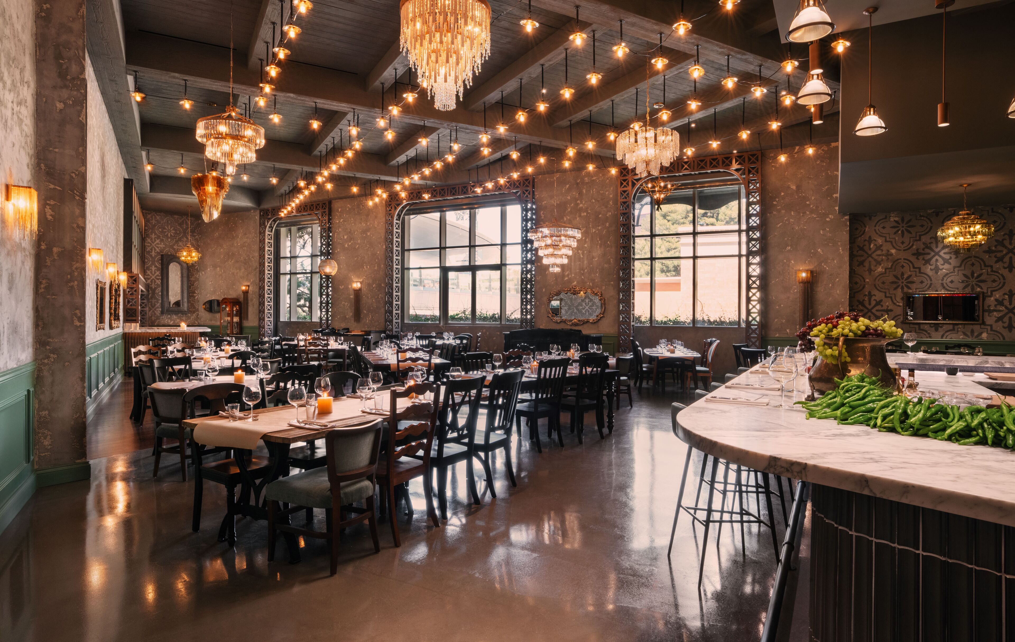 11 restaurants, lunch, dinner served; mediterranean cuisine