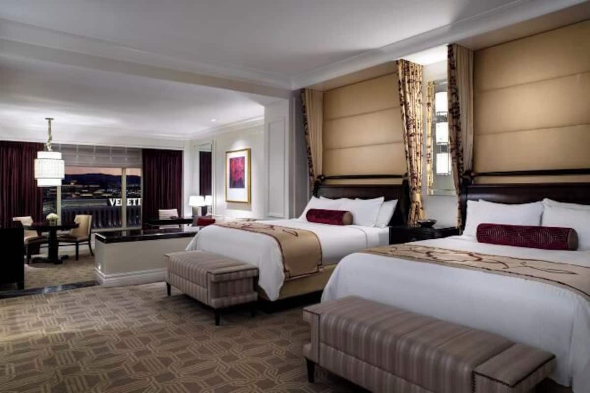 Ropa de cama de alta calidad y minibar