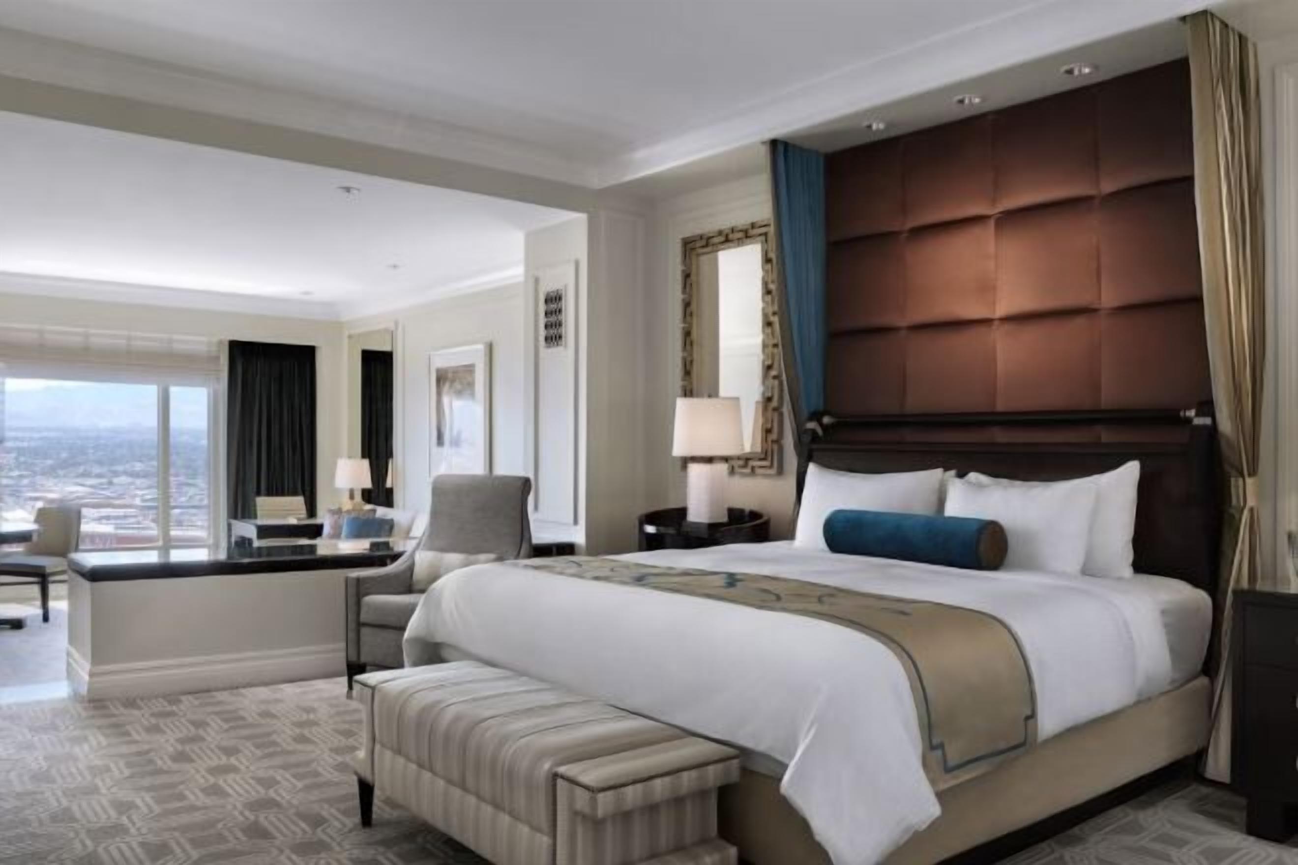 Premium bedding, minibar, in-room safe, desk