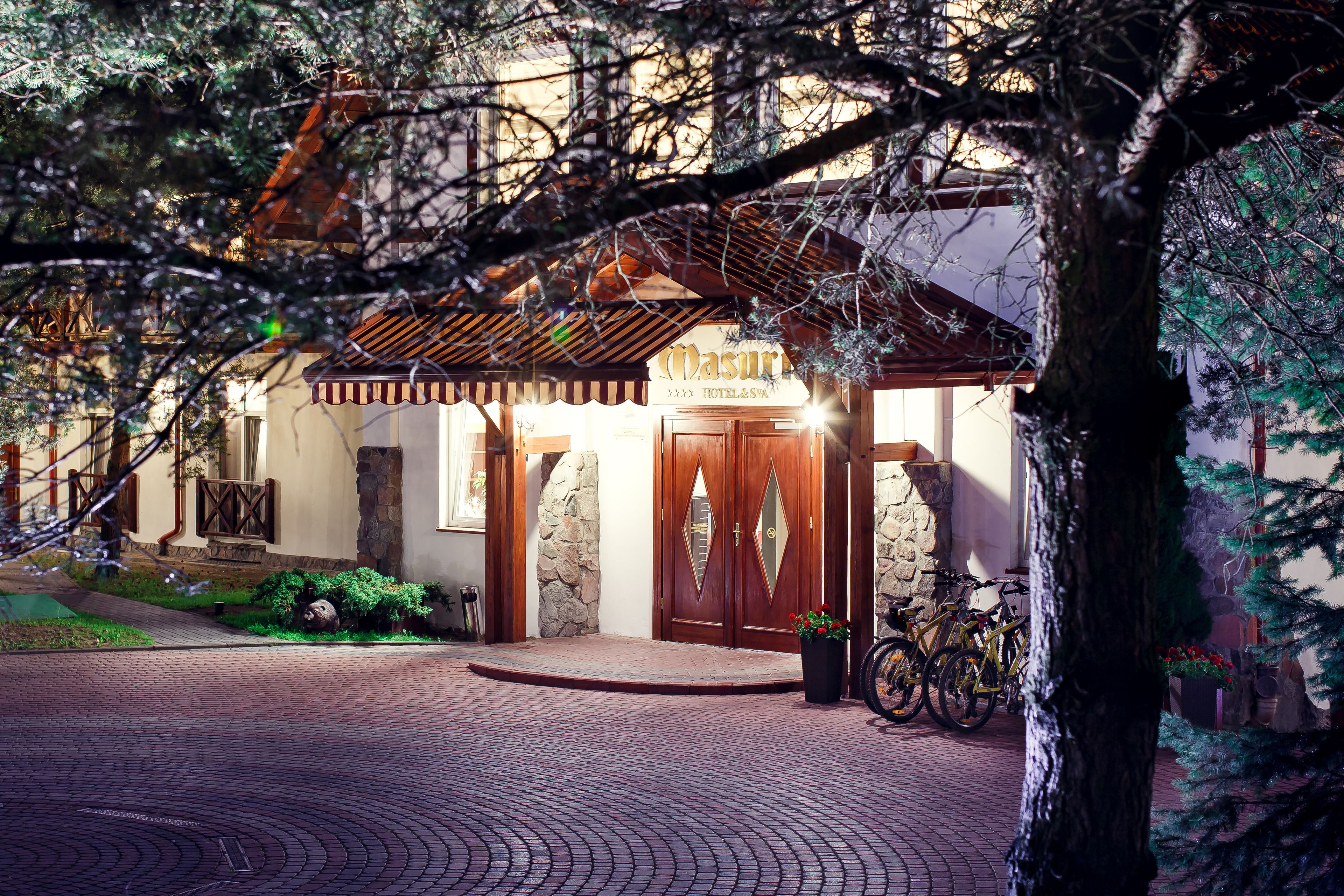 front of property – evening/night