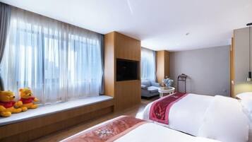 Blackout drapes, cribs/infant beds