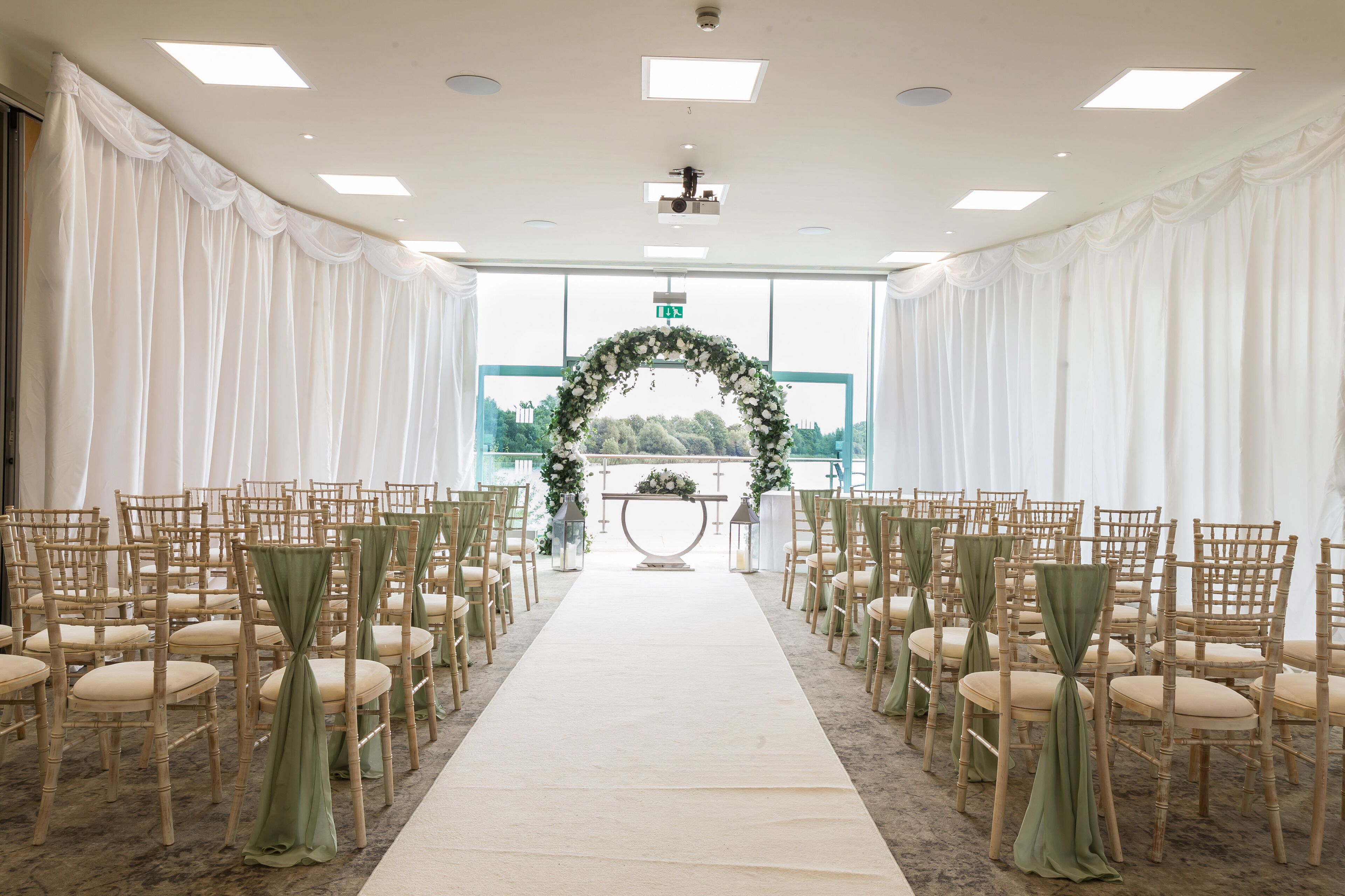 indoor wedding