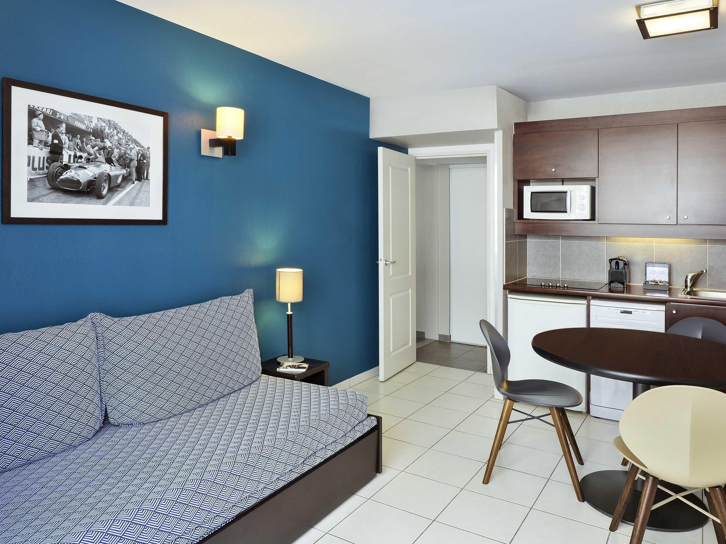 Appartement, 1 chambre | Coffre-fort, bureau, espace de travail pour ordinateurs portables