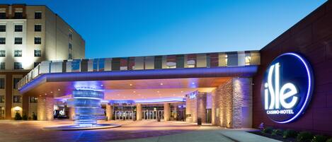 Front of property – evening/night