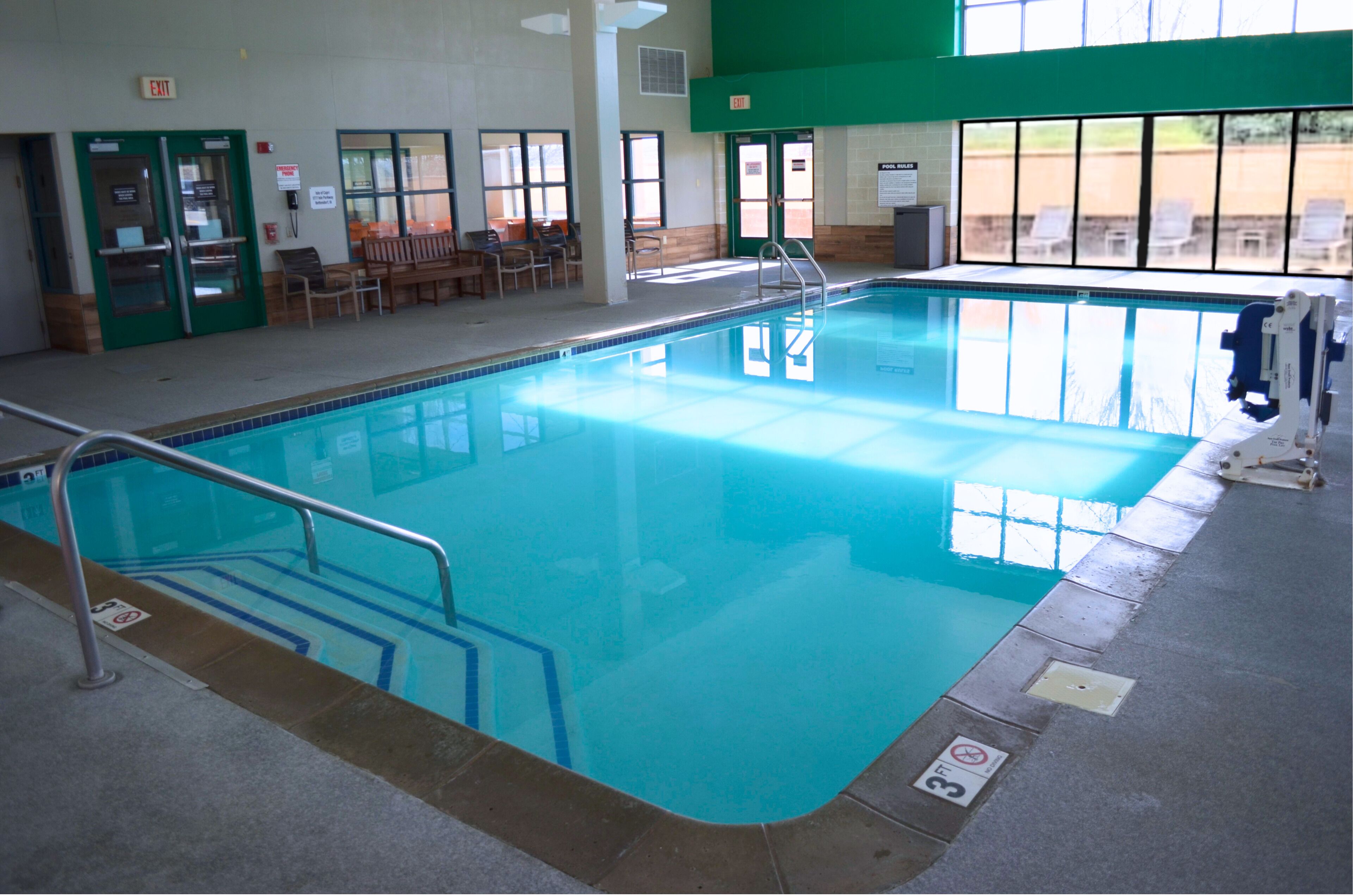 Una piscina techada