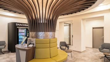 Mostrador para check-in y check-out