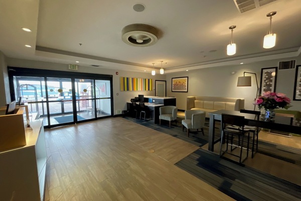Lobby sitting area