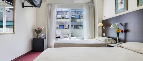 Standard Double Room, 2 Twin Beds | Pillowtop beds, in-room safe, individually decorated, blackout drapes