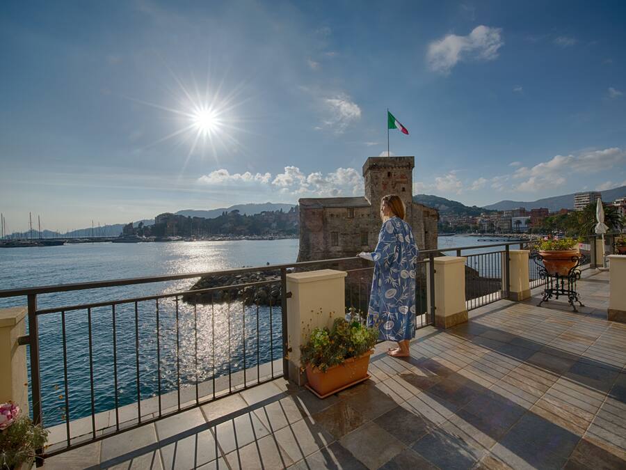 Uitzicht vanuit accommodatie