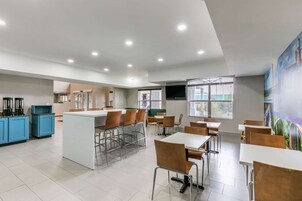 Free daily on-the-go breakfast 