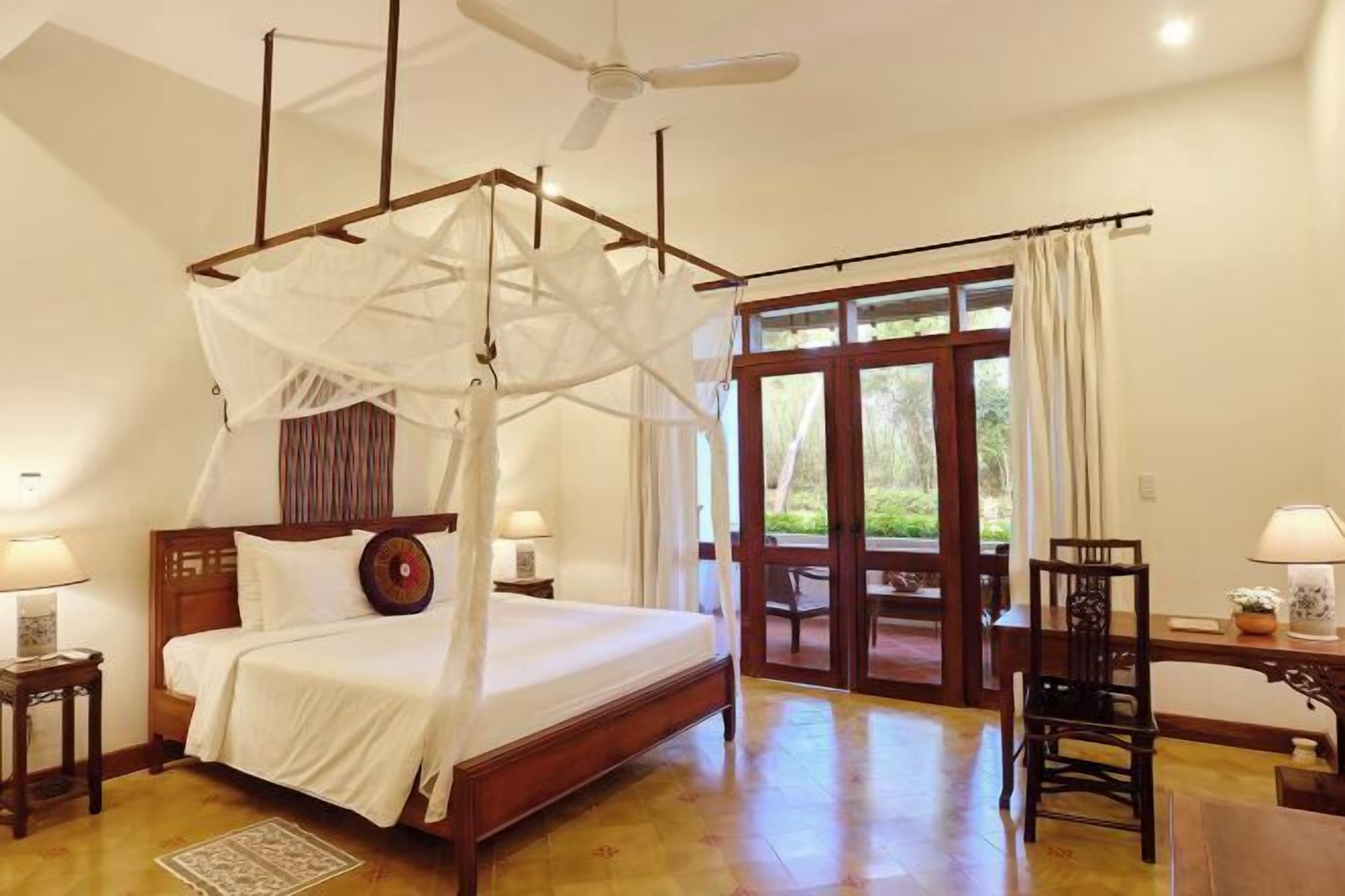 Pillow-top beds, minibar, in-room safe, desk