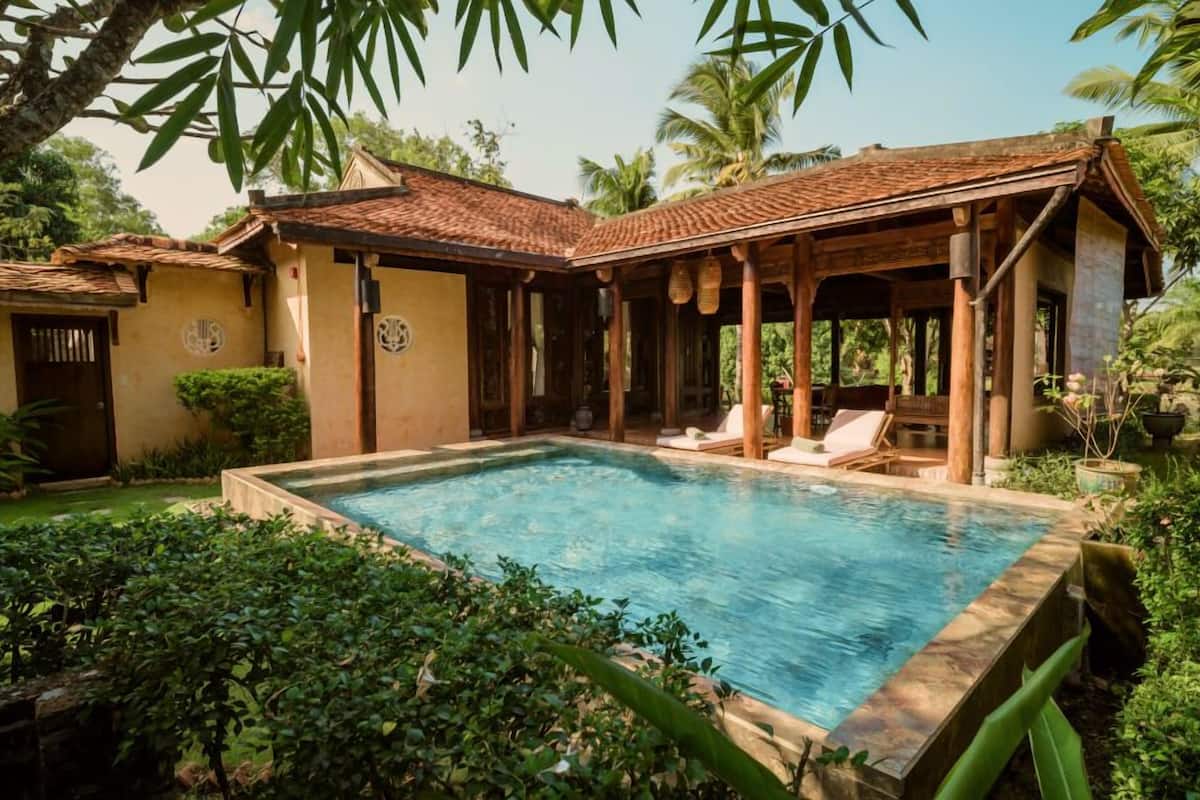 Villa, 1 Schlafzimmer, eigener Pool | Ausblick vom Zimmer