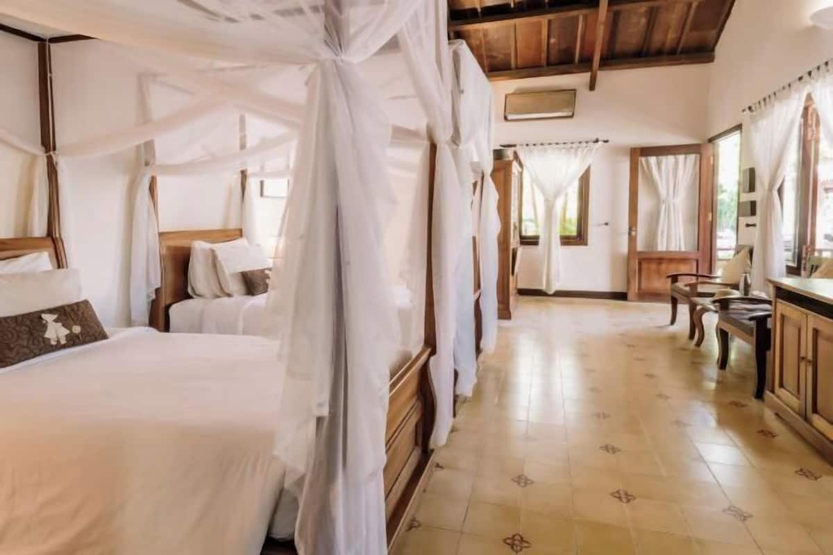 Pillowtop-bedden, een minibar, een kluis op de kamer, een bureau