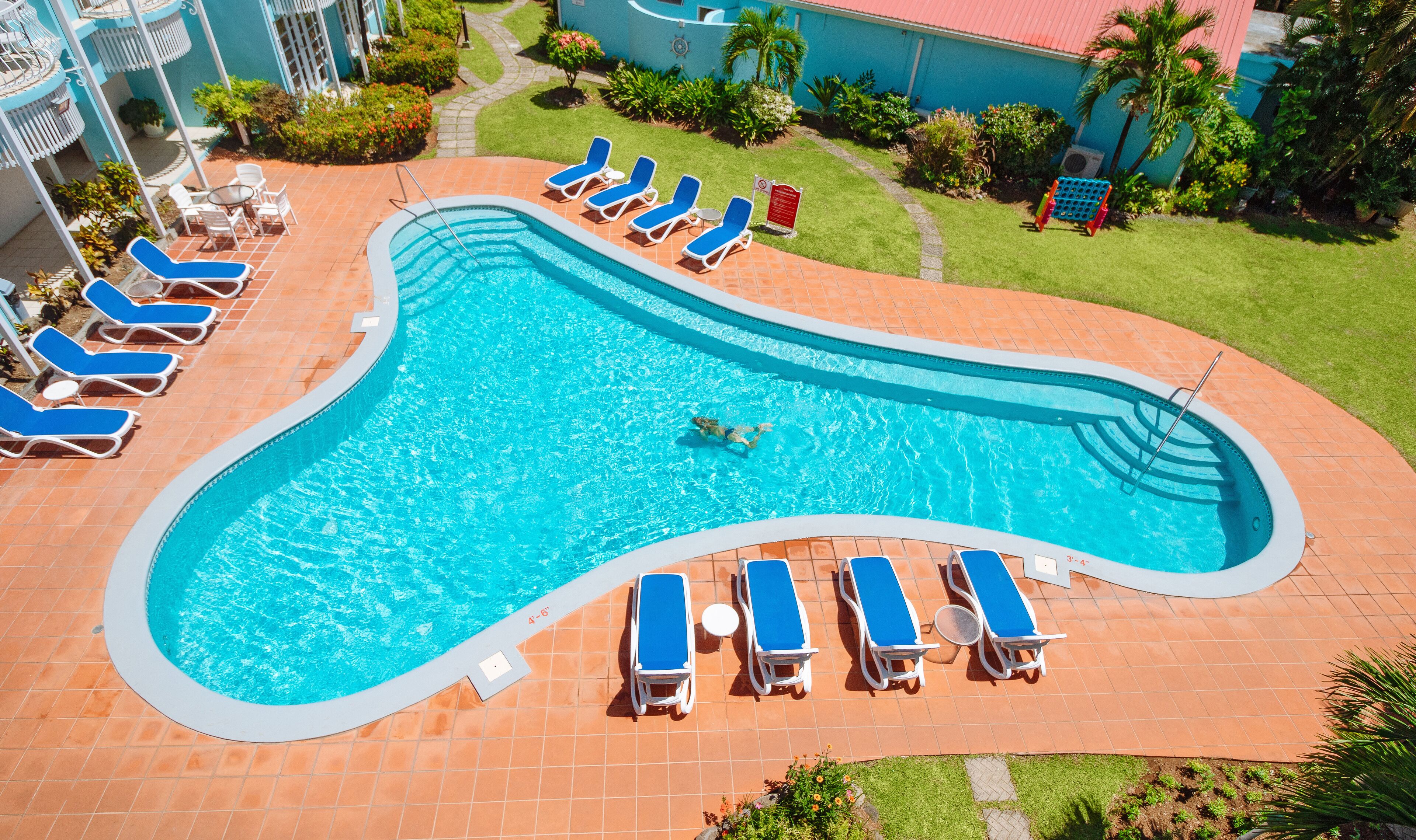 superior room, 2 double beds | view from room