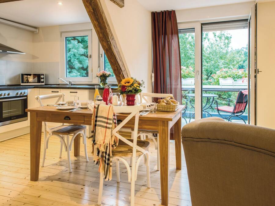 Family Apartment, Balcony or Loggia, approx 65 qm, quiet | In-room dining