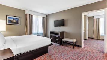 Suite, 1 King Bed with Sofa bed, Non Smoking (Upgrade) | 1 bedroom, premium bedding, pillowtop beds, in-room safe