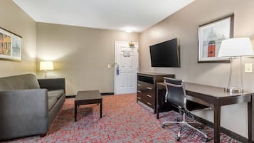 Suite, 1 King Bed with Sofa bed, Non Smoking (Upgrade) | 1 bedroom, premium bedding, pillowtop beds, in-room safe