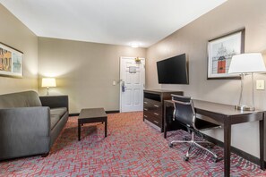 Suite, 1 très grand lit et 1 canapé-lit, non-fumeurs (Upgrade) | 1 chambre, literie de qualité supérieure, surmatelas