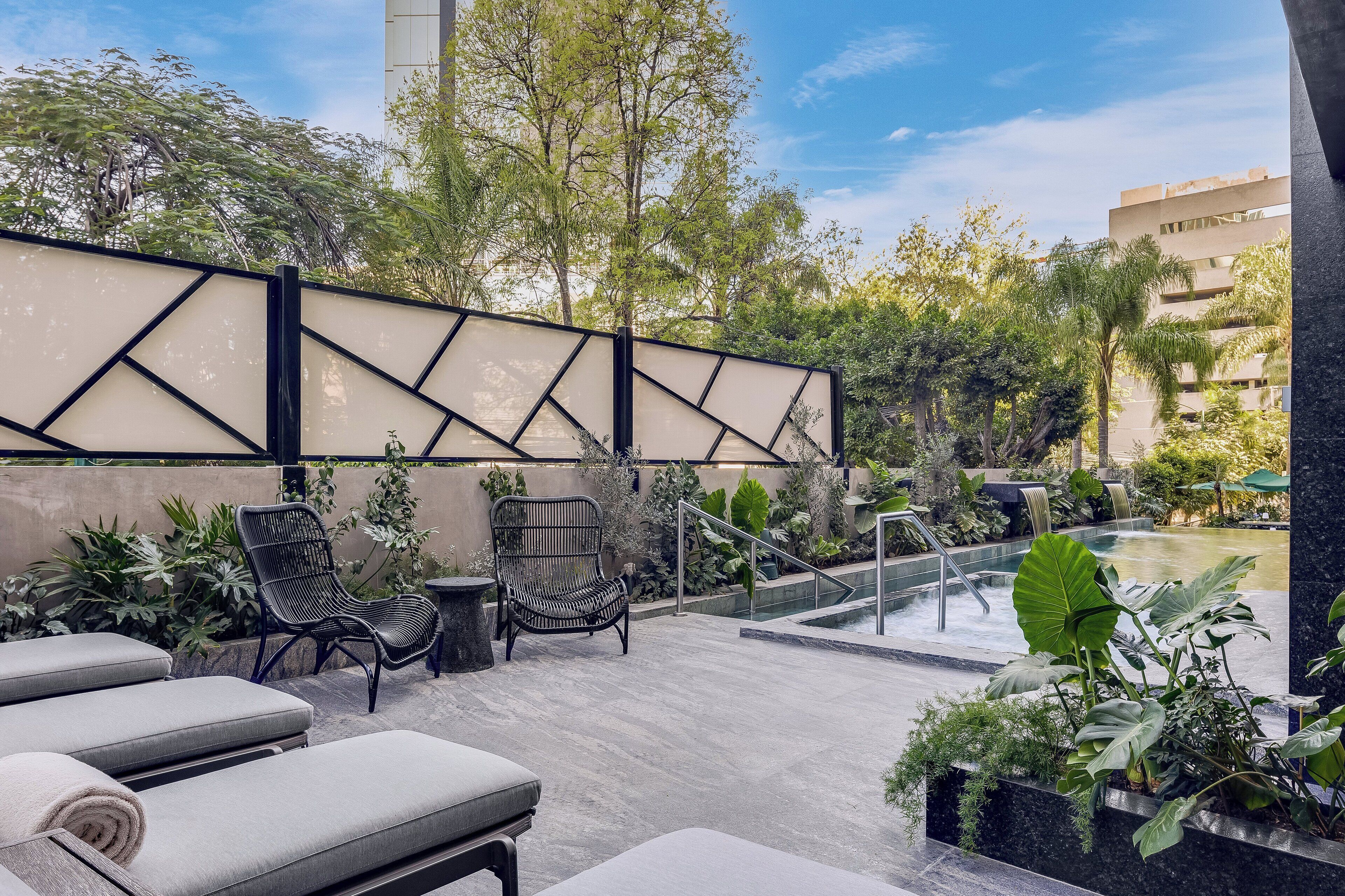 Alberca al aire libre 