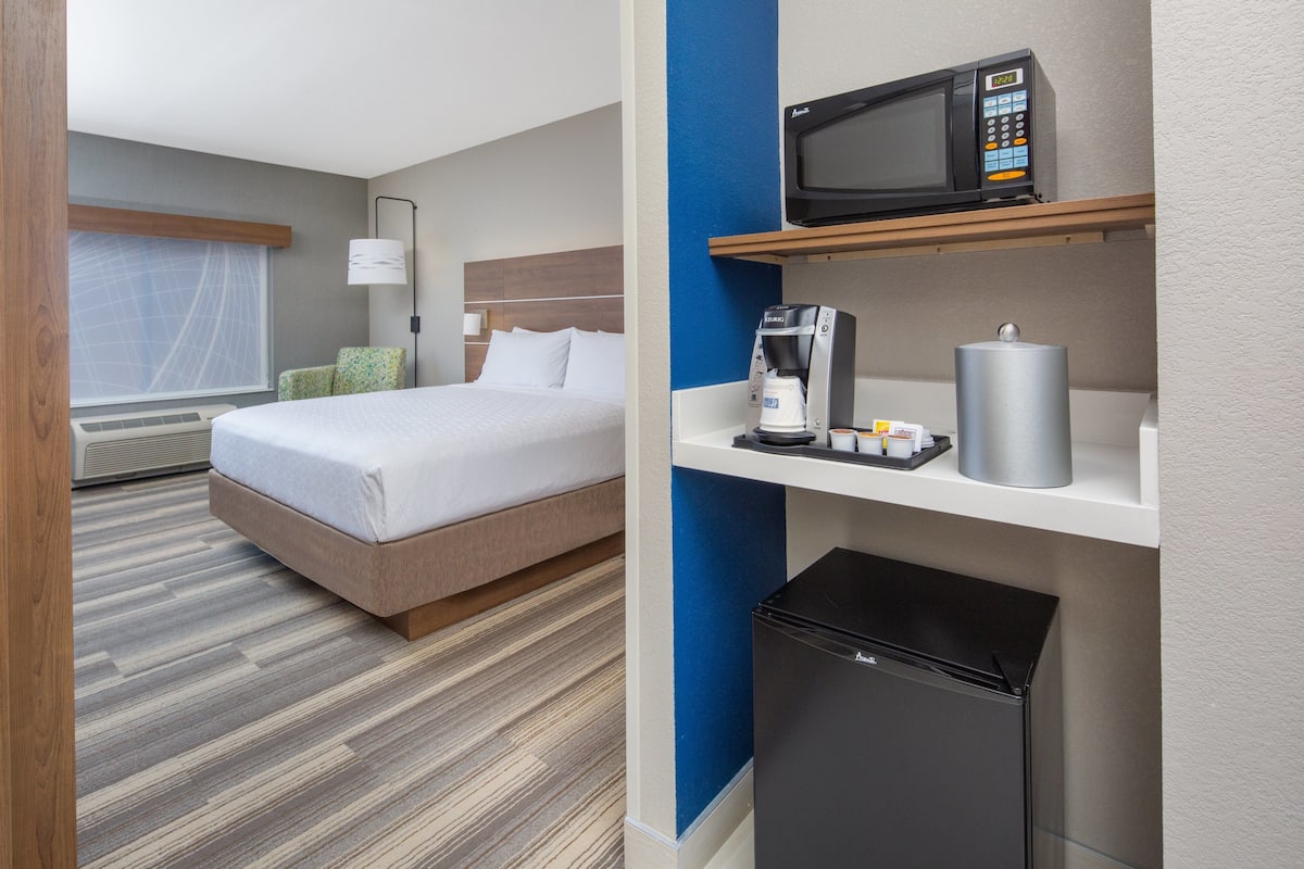 In-room safe, desk, blackout curtains, iron/ironing board