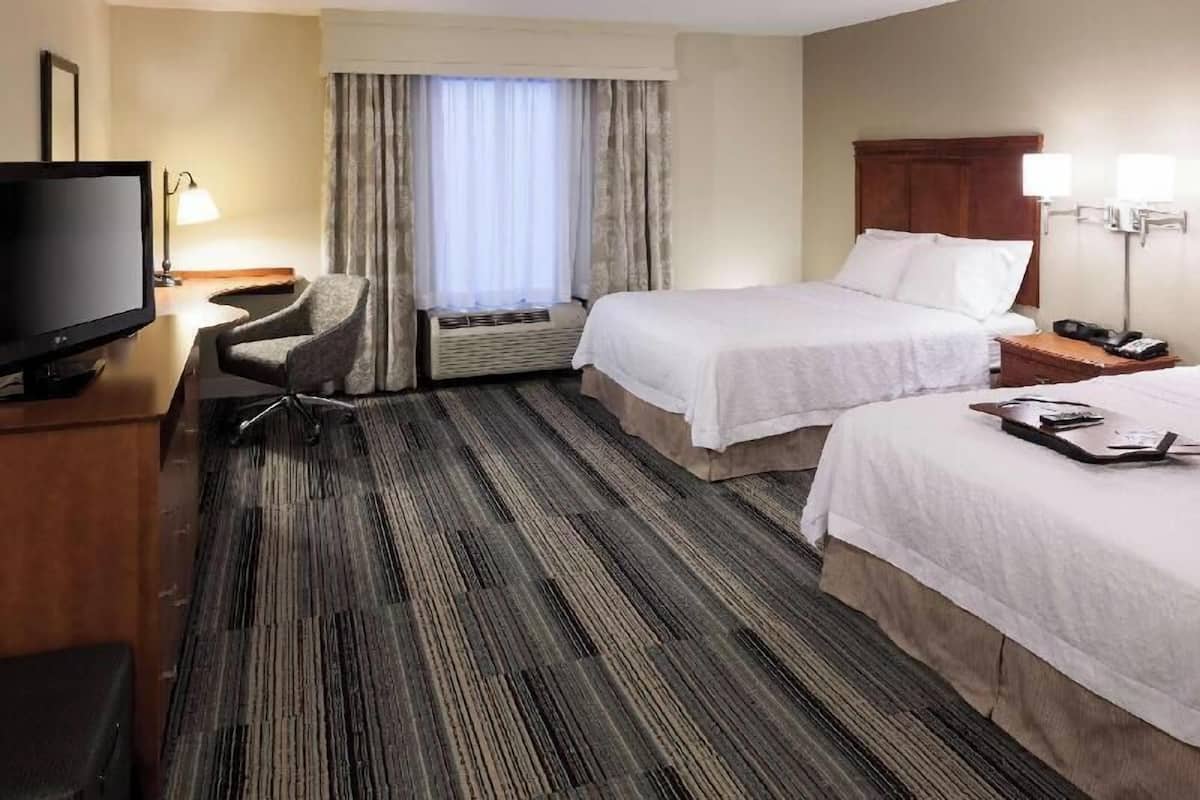 In-room safe, desk, iron/ironing board, free cribs/infant beds