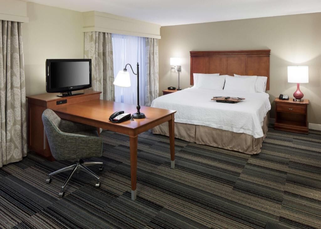 In-room safe, desk, iron/ironing board, free cribs/infant beds