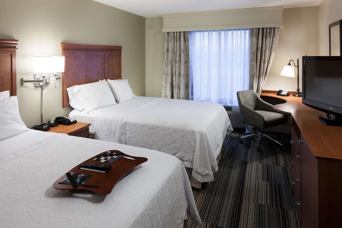 In-room safe, desk, iron/ironing board, free cribs/infant beds
