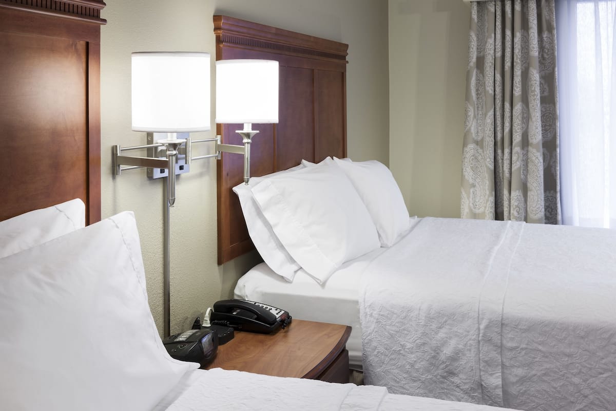 In-room safe, desk, iron/ironing board, free cribs/infant beds