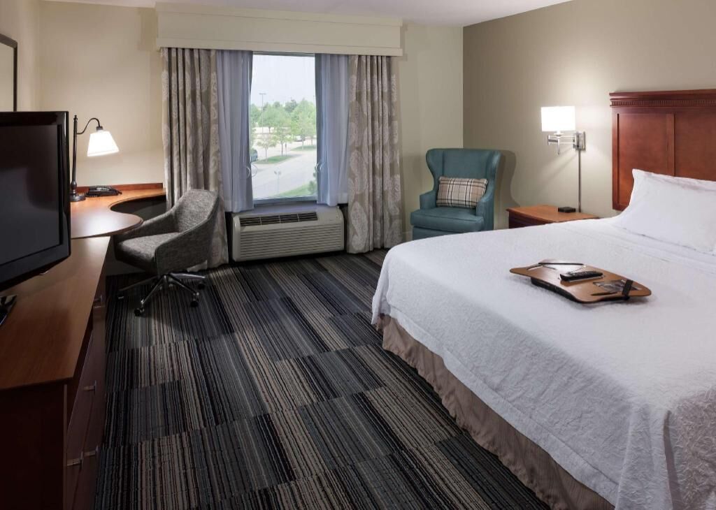 In-room safe, desk, iron/ironing board, free cribs/infant beds