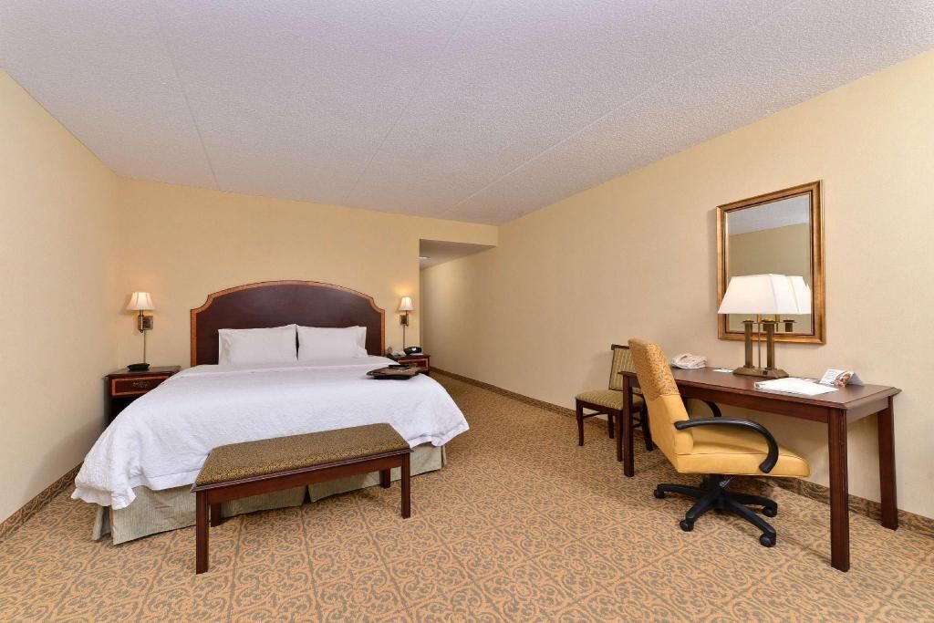 Desk, blackout curtains, iron/ironing board, free WiFi