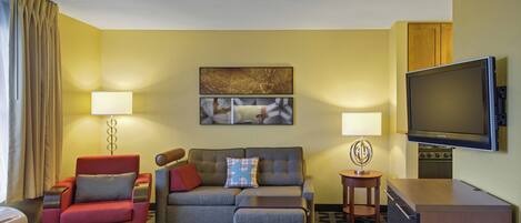 Suite, 2 Bedrooms | In-room safe, desk, blackout drapes, iron/ironing board